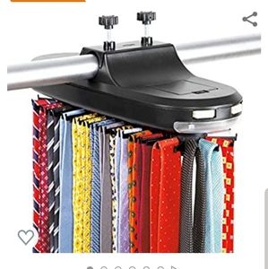 Motorized Revolving Tie Rack